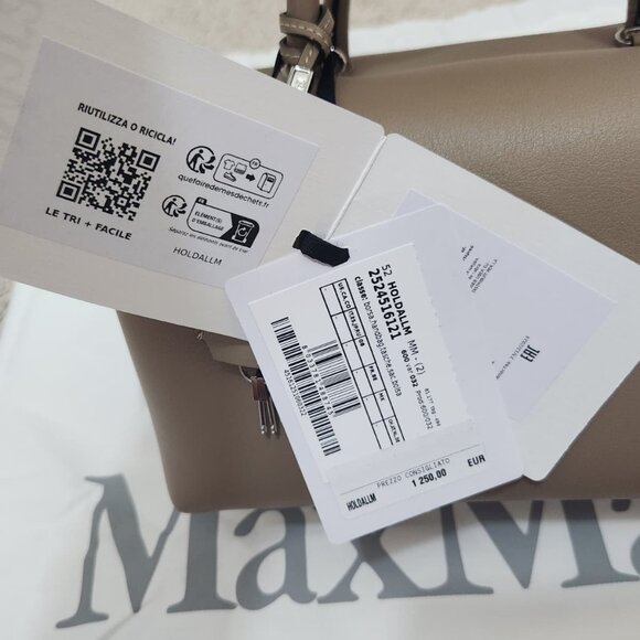 Max Mara Medium natural leather bowler bag - Picture 16 of 16